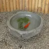 Product image 7 of the product “Water basin made of river stone. Model 3, approx. 34 x 38 x 15 cm height. ”